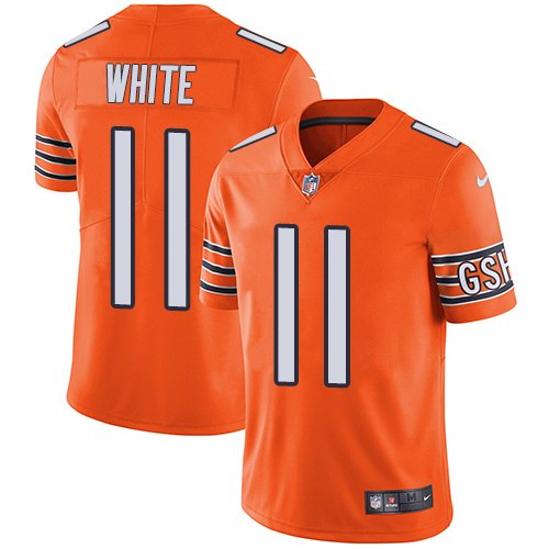 Nike Men & Women & Youth Bears 11 Kevin White Orange NFL Vapor Untouchable Limited Jersey,We sell and wholesale Nike Men & Women & Youth Bears 11 Kevin White Orange NFL Vapor Untouchable Limited Jersey on line form chian!